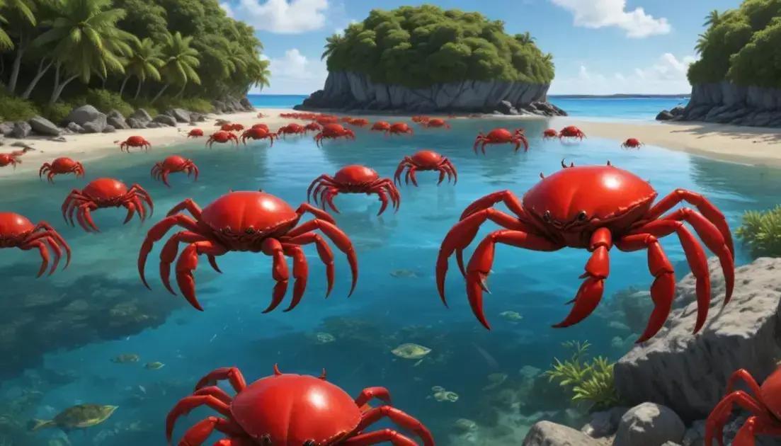 Red Crab Migration: The Phenomenon that Paralyzes Christmas Island