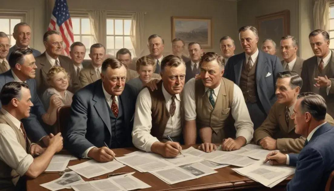 Roosevelt’s New Deal: rebuilding a broken nation