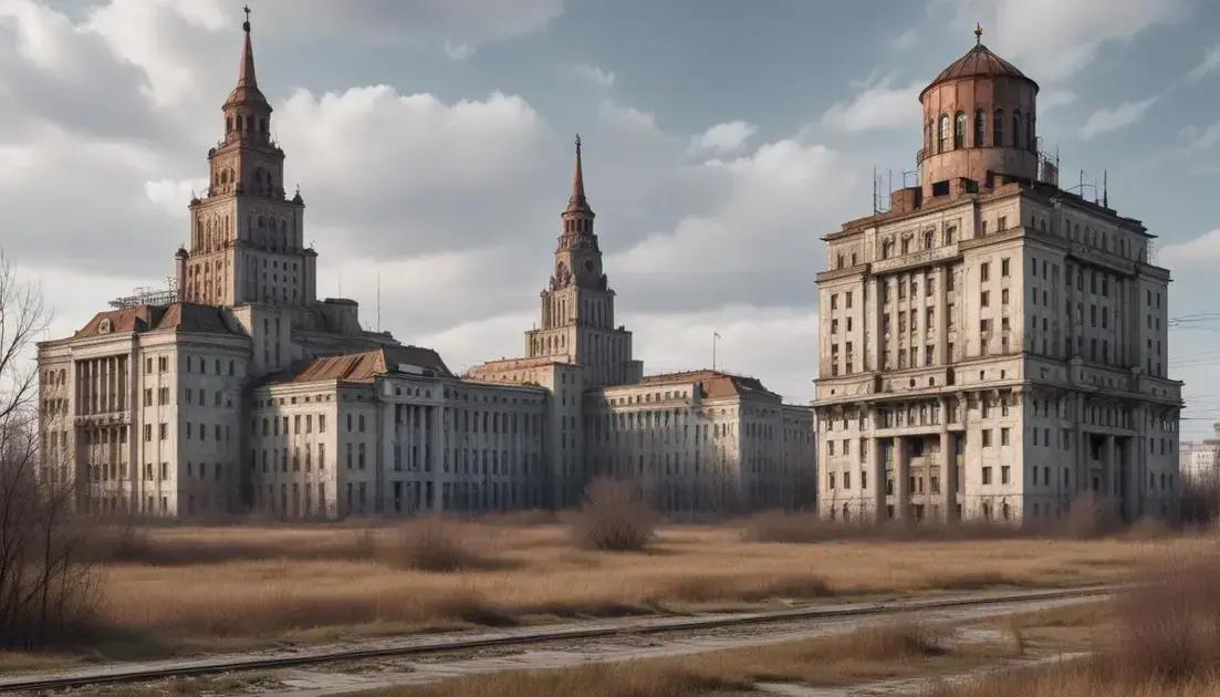 Soviet architecture: monumental dreams and decay