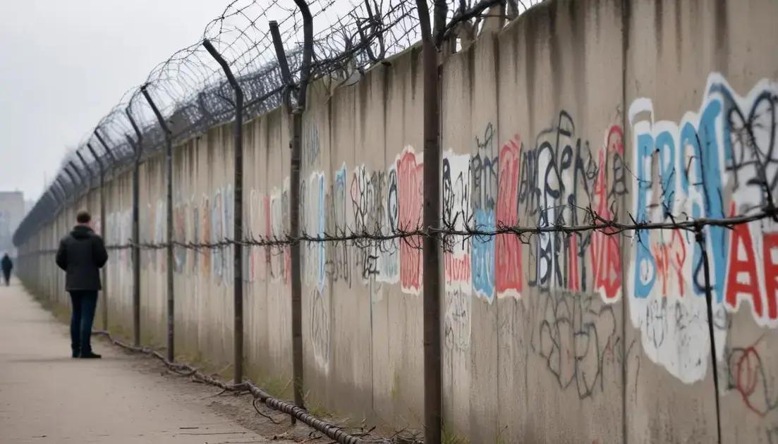 The Berlin Wall: symbol of division and hope