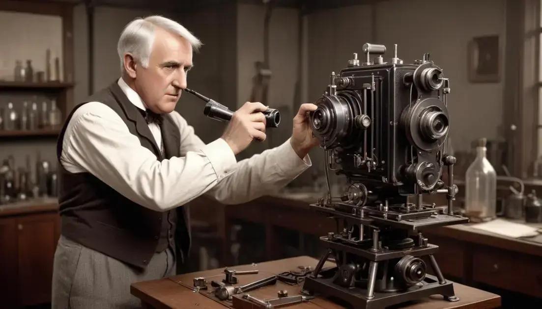 Edison’s movie camera and the birth of Hollywood