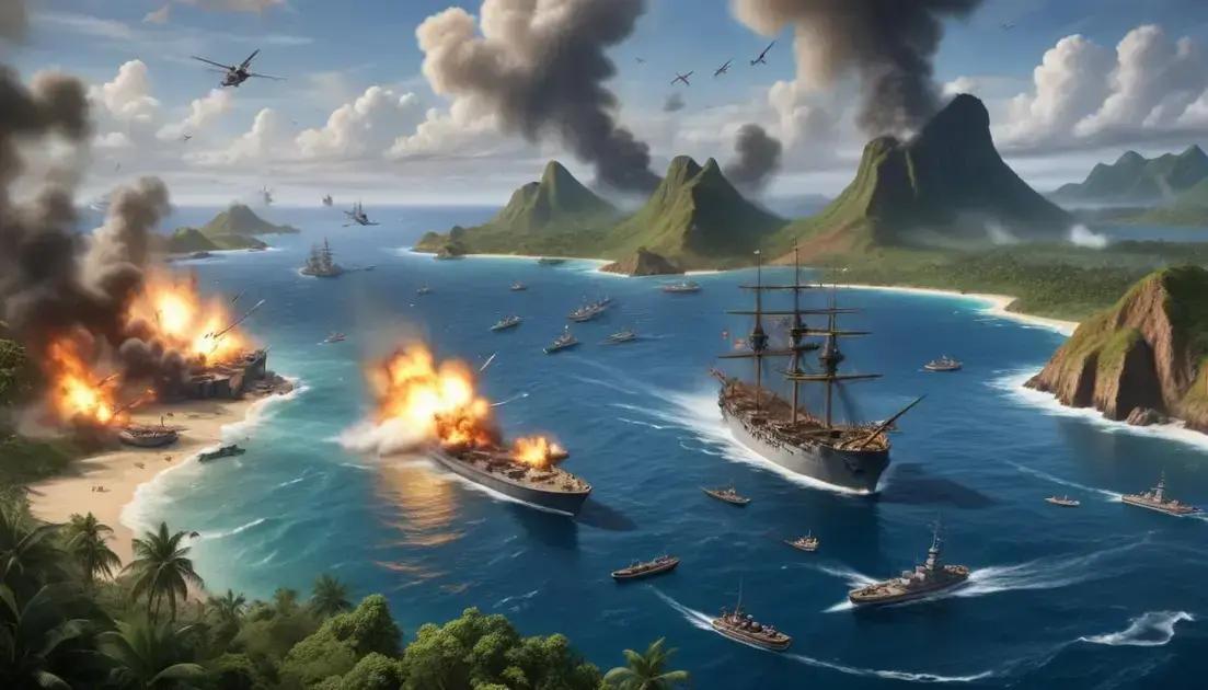 Pacific War: island battles and global strategy