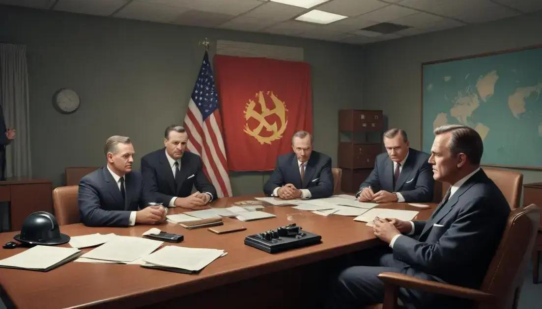 The Cold War: ideology, espionage, and nuclear fear