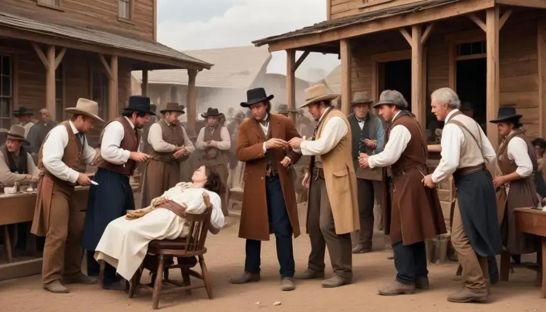 The courageous doctors of the Wild West