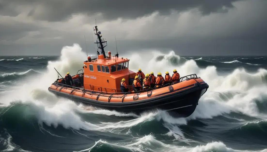 The lifesavers who brave impossible seas